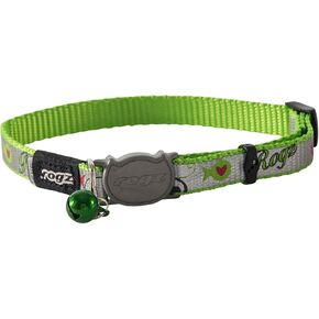 Rogz Catz ReflectoCat Collar, Lime