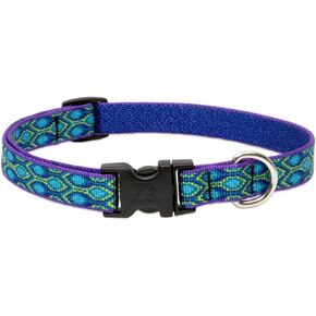 LupinePet Originals 3/4" Rain Song 13-22" Adjustable Collar for Medium and Larger Dogs