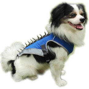 Dog Cooling Vest Summer Dog Harness for Small Medium Large Dogs Reflective Spike Vest Dog Harness Dog Vest Service Dog Jacket with Spike Protection Vest Blue Small