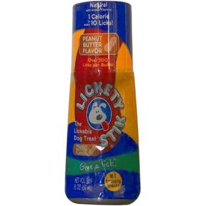 Pet Lickety Stik Low-Calorie Liquid Dog Treat - Peanut Butter Flavor