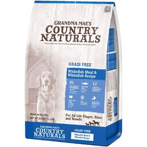 Grandma Mae's 23 Lb Country Naturals Grain Free Fish Dog Food, One Size, Blue