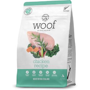 Woof - Air Dried Dog Food, Dog Food Toppers for Dry Food, High Protein, Natural Dog Food, Limited Ingredient Recipe Dry Dog Food, Chicken, 26.5 oz