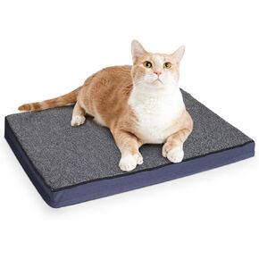 Dog Bed Mat Dog Crate Pad Mattress Reversible (Cool & Warm), Water Proof Linings, Removable Machine Washable Cover, Firm Support Pet Crate Bed