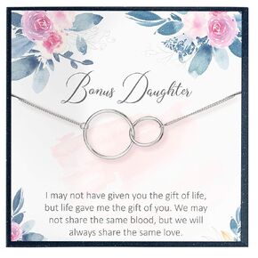 Bonus Daughter Gift, Stepdaughter Gift, Stepdaughter Necklace, Daughter Jewelry, Stepdaughter Birthday, Daughter in Law Gift