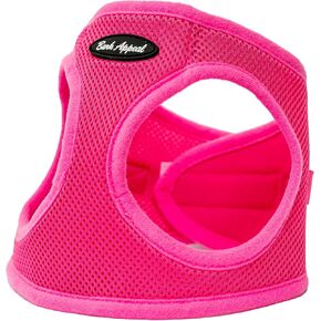 Bark Appeal Pink Step-in Dog Harness for Small-Medium Pets – Updated Sizing, Re-Measuring is Essential – Soft Vest Harness – Anti-Choke with Adjustable Strap & Heavy Duty Clip – XL