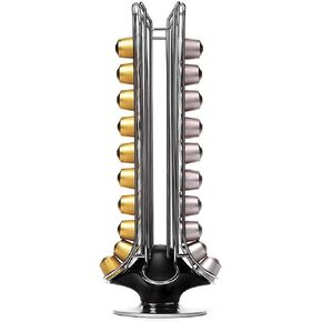 Prepara Espresso and Coffee Pods Holder and Carousel Storage Organizer for 50 Capsules, Spins 360-degrees, Small, Black, 1 Count (Pack of 1)