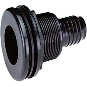 Lifegard Aquatics 1-Inch FPT Bulkhead Fit Kit with Insert