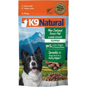 K9 NATURAL Freeze Dried Topper Lamb 5oz