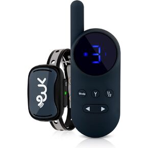 World's Smallest Shock Collar for Small Dogs with Sound, Vibration & Shock (Purple)