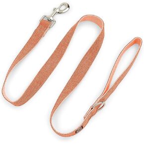 Pawsitive Hemp Dog Leash - Made from Sustainable Hemp - Durable, Machine Washable, Great for Small, Medium and Large Dogs (Light Blue, Small)