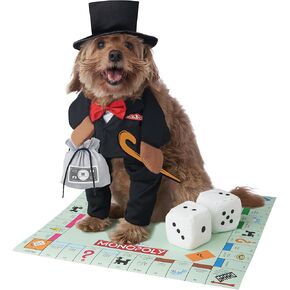 California Costumes Mr. Monopoly Dog Costume | Board Game Pet Costumes M