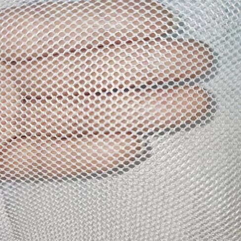 أكياس وسائط فلتر، أكياس وسائط فلتر حوض السمك 10 قطع مقاس 12.9 × 9 بوصة أكياس شبكية من النايلون لحوض السمك مع سحاب بلاستيكي، حقيبة شبكية دقيقة بيضاء لخزان الأسماك لحبيبات الكربون والكرات الحيوية وحلقات السيراميك in Kuwait