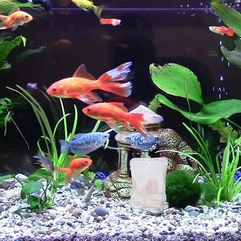 15 Pcs Fish Tank Filter Media Bags 8x6 Inch Aquarium Filter Material Fine Net with Zipper White Reusable Aquarium Mesh Filter Media Bags for Activated Carbon Ceramic Rings Bio Filter Balls in Saudi Arabia