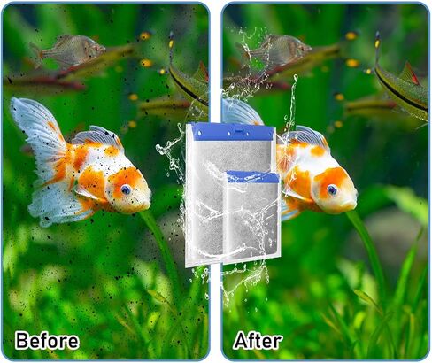 خراطيش فلتر خزان الأسماك المجمعة لمرشح Tetra Whisper Bio-Bag و6 BioMax، خراطيش فلتر بديلة كبيرة لمرشح Tetra Whisper وReptoFilter مع المزيد من الكربون المنشط (IKB) in Saudi Arabia
