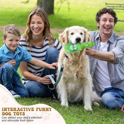 9 قطع زجاجة مياه بيرة، ألعاب للكلاب تصدر أصواتًا كبيرة، ألعاب للكلاب تصدر أصواتًا كبيرة الحجم، تصميم فتاحة البيرة، ألعاب للكلاب، ألعاب تفاعلية مضحكة للكلاب مع أصوات صرير للكلاب الصغيرة والمتوسطة in Kuwait