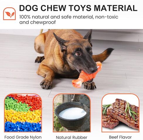 Indestructible Dog Toys for Aggressive Chewers, Dog Chew Toys, Tough Dog Toys for Large Dogs Aggressive Chewers, Durable Dog Toys for Aggressive Chewers, Squeaky Dog Toys, Large Dog Toy in Saudi Arabia