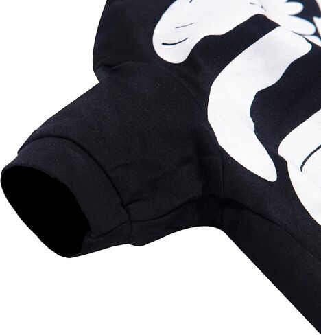 Halloween Skeleton Costumes for Pets Dogs Cats Funny Pets Kitten Puppies Dress Up Apparel Clothes (Skeleton,M) in Saudi Arabia