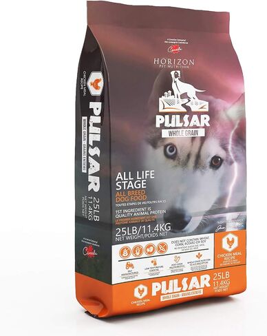 Pulsar Whole Grain, Non GMO, Meat Dense All Life Stage Dry Dog Food 25 lb Bag in Saudi Arabia