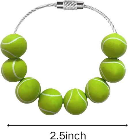 Sports Bogg Bag Accessories Charms, Wooden Beads Charms for Bogg Bag and Simply Southern Tote, Custom Beach Tote Bag Accessories (Tennis) in Saudi Arabia