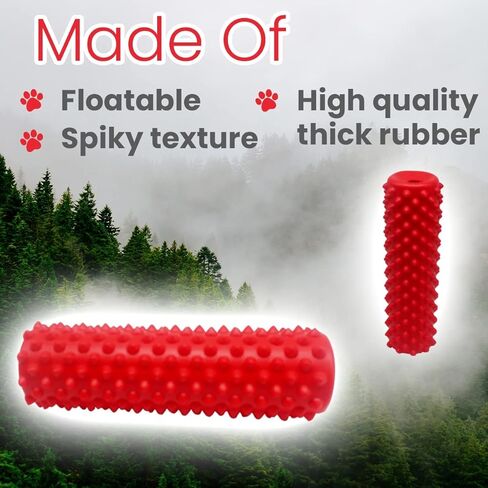 لعبة مضغ الكلب - لعبة الكلب للمضغ العدواني - لعبة الكلب غير القابلة للتدمير - تفاعلية من أجل الملل - لعبة تدريب الكلاب - تعزز صحة الأسنان وتنظيف الأسنان - تخفف من القلق والتوتر، أحمر in Kuwait