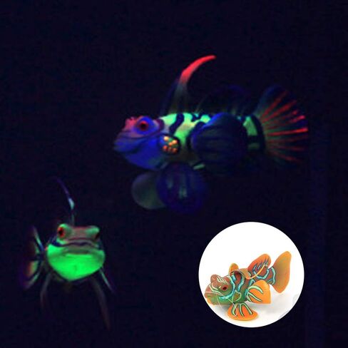Simulation Fish Fish Landscaping Exquisite Landscape Decoration of Aquarium and Fish Add Life to The Fish (Green Blue) in Saudi Arabia