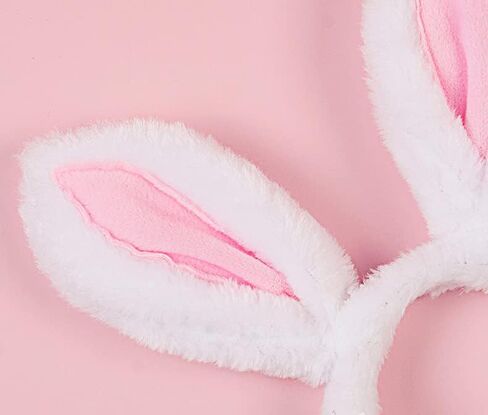 Dog Cute Costume Bunny Rabbit Hat Headband with Ears for Cats & Dogs Party Costume Easter Halloween Novelty Accessory Headwear (Large) in Saudi Arabia