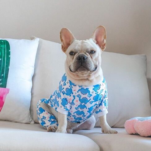 CuteBone Dog Shirts 2-Pack Soft Pet Clothes Breathable Summer Vest for Small Puppy and Stretchy Cat Apparel 2SY02XL in Saudi Arabia