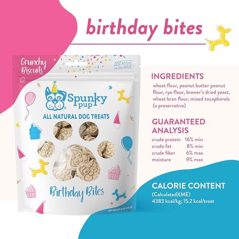 Spunky pup Every Day Biscuit Dog Treats - All-Natural, Handmade in USA, Perfect for Training or Snacking, 24 oz Resealable Pouch- Cheddar Flavor in Kuwait