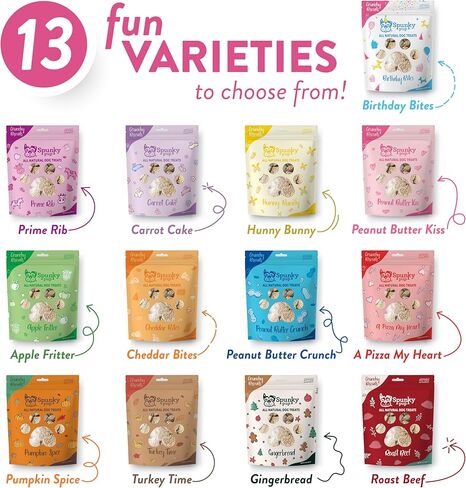 Spunky pup Every Day Biscuit Dog Treats - All-Natural, Handmade in USA, Perfect for Training or Snacking, 24 oz Resealable Pouch- Cheddar Flavor in Kuwait