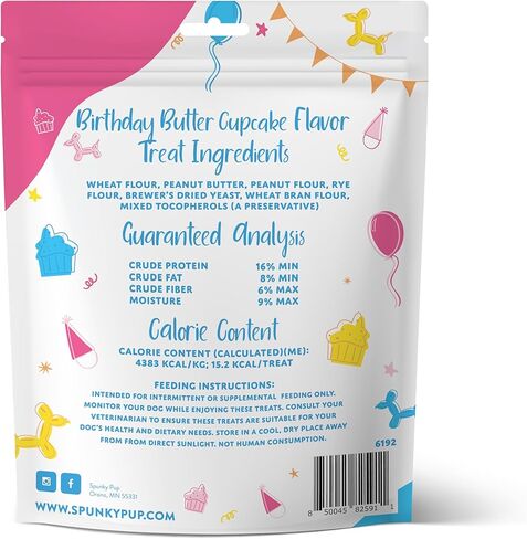 Spunky pup Every Day Biscuit Dog Treats - All-Natural, Handmade in USA, Perfect for Training or Snacking, 24 oz Resealable Pouch- Cheddar Flavor in Kuwait