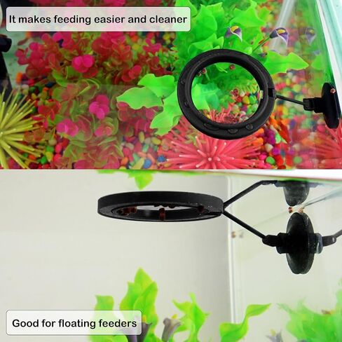 6PCS Betta Fish Aquarium Decoration, Betta Fish Leaf Pad + Fish Feeding Ring+ Betta Fish Acrylic Tube Tunnel,Hideout Ornament for Fish Tank Aquarium Decor in Kuwait