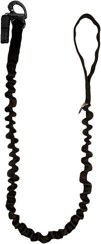 فيوجن بيتس 6 أقدام 72 بوصة × 1 بوصة بنجي مطاطي داخلي شرطة تكتيكية عسكرية K9 5000 رطل تصنيف حارس الصيد الكلب حلقة مسطحة المقود الكلاب الأسود in Kuwait