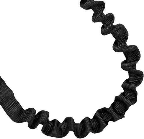 فيوجن بيتس 6 أقدام 72 بوصة × 1 بوصة بنجي مطاطي داخلي شرطة تكتيكية عسكرية K9 5000 رطل تصنيف حارس الصيد الكلب حلقة مسطحة المقود الكلاب الأسود in Kuwait