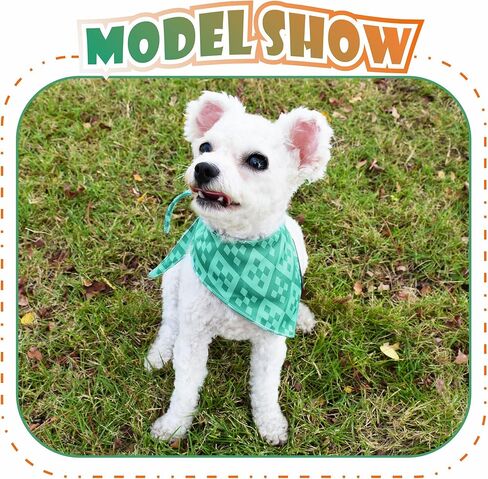 Extra Large Spring Dog Bandanas 2Pack,Dog Scarf,Dog Bandanas boygirl,Premium Durable Fabric,Adjustable Fit,Unique Shape,Suitable for All Kinds of Dogs,Provide Various Sizes(XL,Colored dots) in Saudi Arabia
