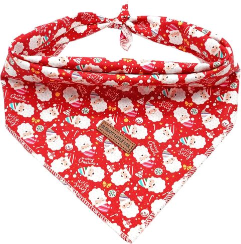 Elegant little tail Fall Dog Bandana, 1PC Girl Boy Dog Bandanas Halloween Bib Scarf Soft Washable Square Dog Scarf Adjustable Dog Kerchief for Small Medium Large Dogs in Saudi Arabia