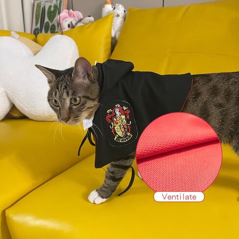 مجموعة أزياء تنكرية للكلاب والقطط مع النظارات وربطات العنق، أزياء الهالوين، قميص ساحر للحيوانات الأليفة، ملابس قطط مضحكة، عباءة رائعة للكلاب والقطط، نظارات ربطة عنق مثالية للحفلات والهدايا للقطط والكلاب والأحمر والأسود in Kuwait