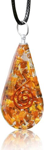 عين النمر قلادة قلادة رمز الريكي شفاء كريستال مجوهرات الرخاء الحجارة بلورات حظا سعيدا الثروة شقرا موازنة مولد الطاقة التطهير حجر المناجد باردة المعلقات in Kuwait