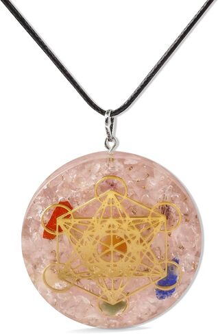 Tiger Eye Pendant Necklace Reiki Symbol Healing Crystal Jewelry Prosperity Stones Crystals Good Luck Wealth Chakra Balancing Energy Generator Cleansing Stone Cool Lockets Pendants in Saudi Arabia
