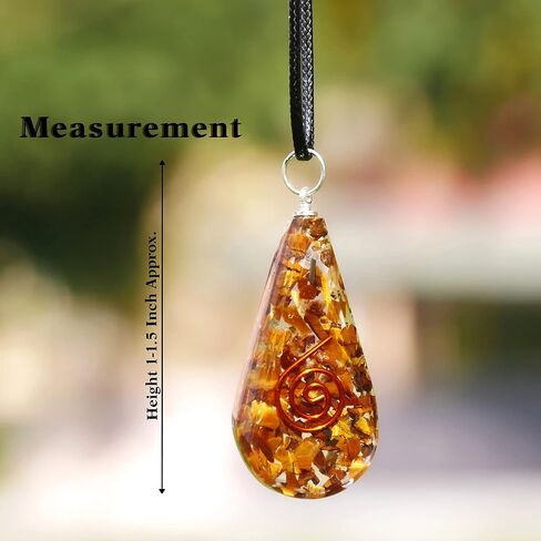 عين النمر قلادة قلادة رمز الريكي شفاء كريستال مجوهرات الرخاء الحجارة بلورات حظا سعيدا الثروة شقرا موازنة مولد الطاقة التطهير حجر المناجد باردة المعلقات in Kuwait