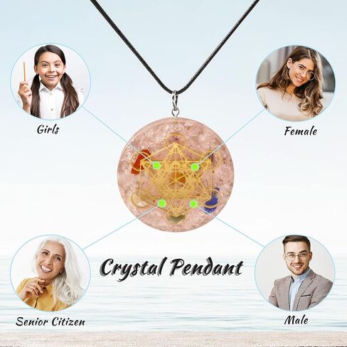 Tiger Eye Pendant Necklace Reiki Symbol Healing Crystal Jewelry Prosperity Stones Crystals Good Luck Wealth Chakra Balancing Energy Generator Cleansing Stone Cool Lockets Pendants in Saudi Arabia