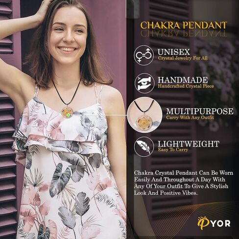 Tiger Eye Pendant Necklace Reiki Symbol Healing Crystal Jewelry Prosperity Stones Crystals Good Luck Wealth Chakra Balancing Energy Generator Cleansing Stone Cool Lockets Pendants in Saudi Arabia