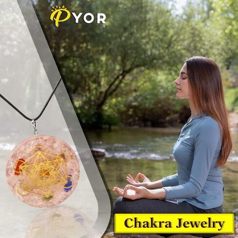 Tiger Eye Pendant Necklace Reiki Symbol Healing Crystal Jewelry Prosperity Stones Crystals Good Luck Wealth Chakra Balancing Energy Generator Cleansing Stone Cool Lockets Pendants in Saudi Arabia