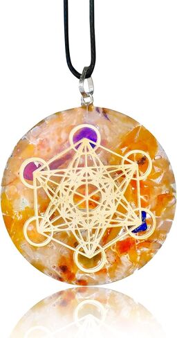 Tiger Eye Pendant Necklace Reiki Symbol Healing Crystal Jewelry Prosperity Stones Crystals Good Luck Wealth Chakra Balancing Energy Generator Cleansing Stone Cool Lockets Pendants in Saudi Arabia