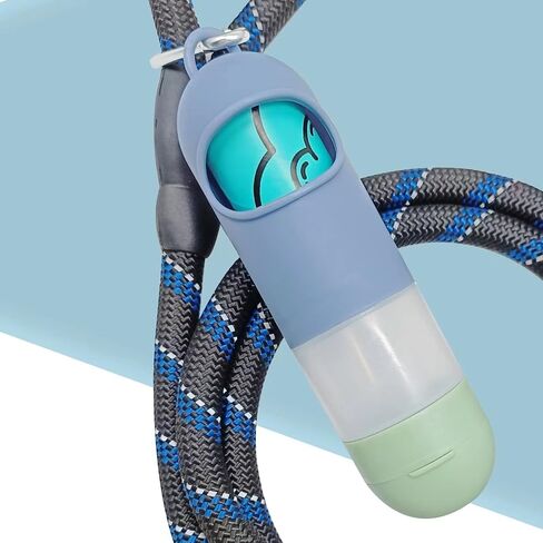 Dog Poop Bag Holder with Empty Hand Sanitizer Bottle On the Go|Pet Waste Bags Dispenser with Refillable Liquid Soap Bottle for Car Outdoor Travel |Sanitizer not Included (Green) in Saudi Arabia