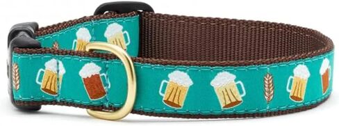 Up Country Beer Pattern Dog Collar, Large (15 To 21 inches) 1 Inch Wide Width in Saudi Arabia
