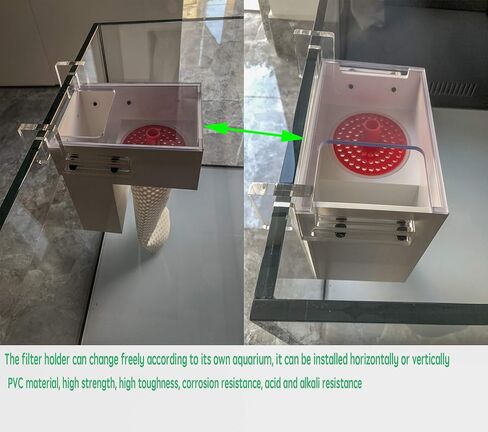 Filter Sock Bracket, Filter Socks 4 inch Holder。Bring a Sink and Muffler. Suitable for seawater and Freshwater Aquariums in Saudi Arabia