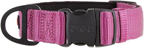 KONG Max HD Ultra Durable Neoprene Padded Dog Collar (Medium, Pink) in Saudi Arabia