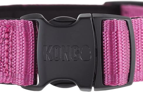 KONG Max HD Ultra Durable Neoprene Padded Dog Collar (Medium, Pink) in Saudi Arabia