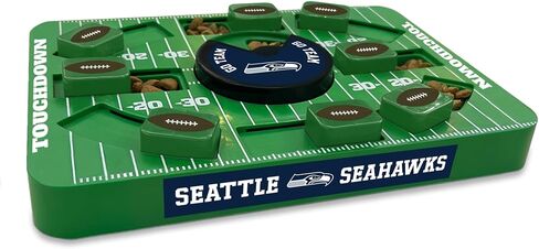Pets First NFL Seattle Seahawks Puzzle Toy, Puzzle Treat Dog Toy, Interactive Dog Treat Toy, Dog Puzzle in Saudi Arabia