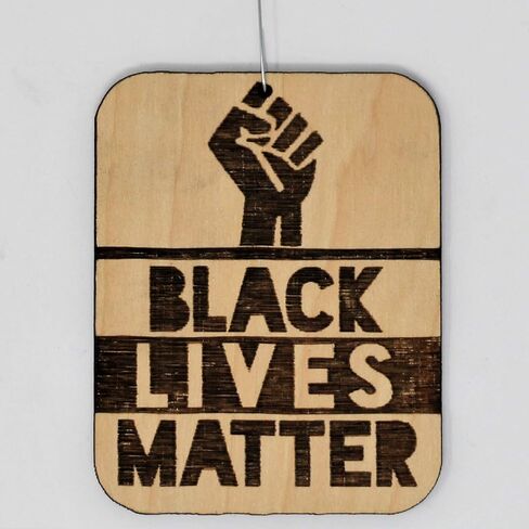 زينة عيد الميلاد الخشبية من BLM Black Lives Matter in Kuwait